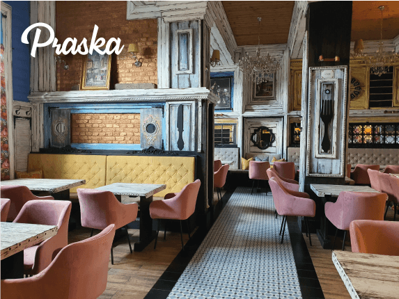 Sala restauracji EFES przy ul. Praskiej