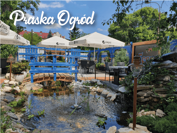 Ogród restauracji EFES Praska